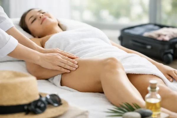 Lymphatic Massage for Post Travel Swelling