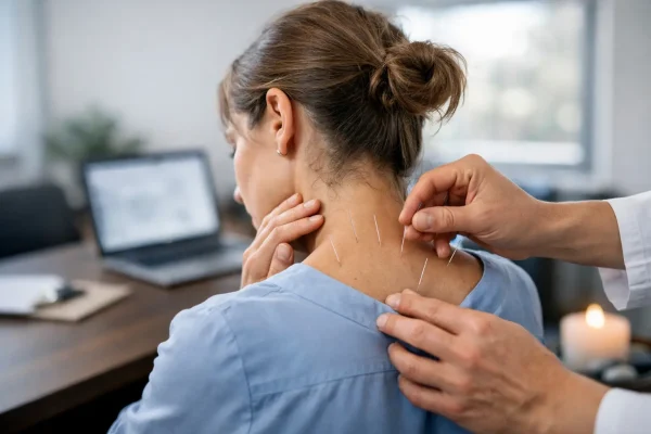 Acupuncture for Desk Job Tension and Stiffness