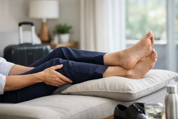 How to Ease Tired Legs After Work and Travel